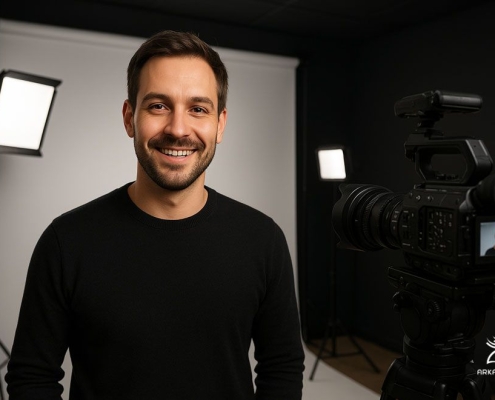 تجربه ضبط ویدیوی تبلیغاتی در استودیو