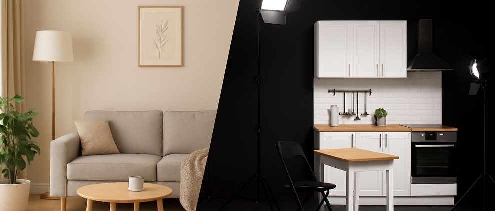 تفاوت استودیو آپارتمانی با دکور آماده